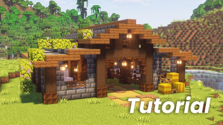 Minecraft Animal Barn Tutorial