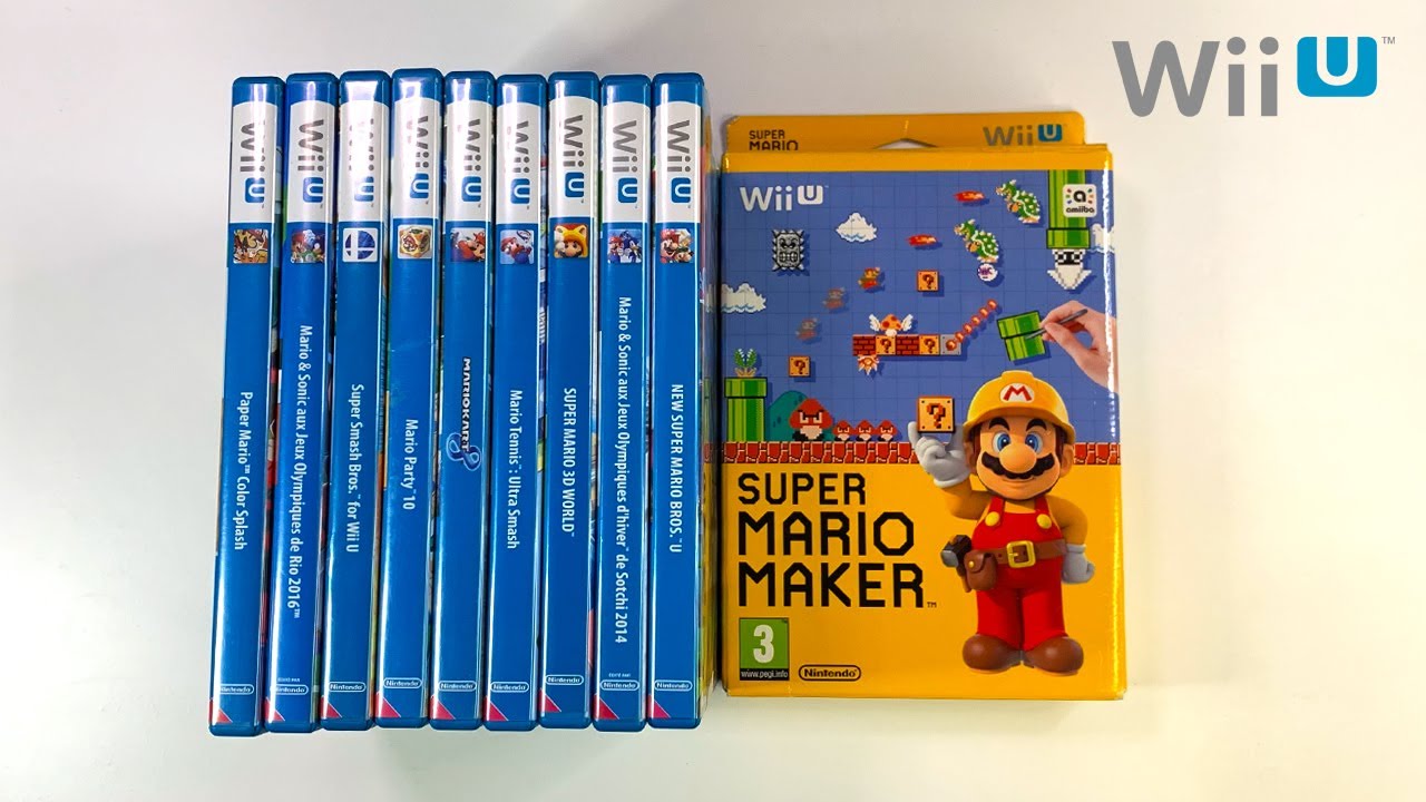 My Mario Games Collection (Nintendo Wii U Game Discs)