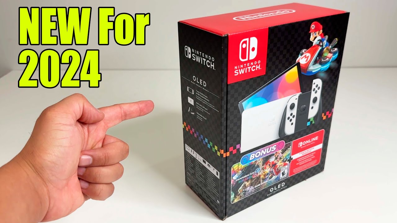NEW Nintendo Switch OLED Mario Kart 8 Bundle for the