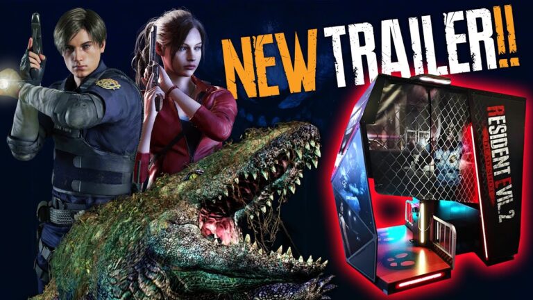 NEW TRAILER 2026 RE2 Arcade Light Gun Game - Alligator