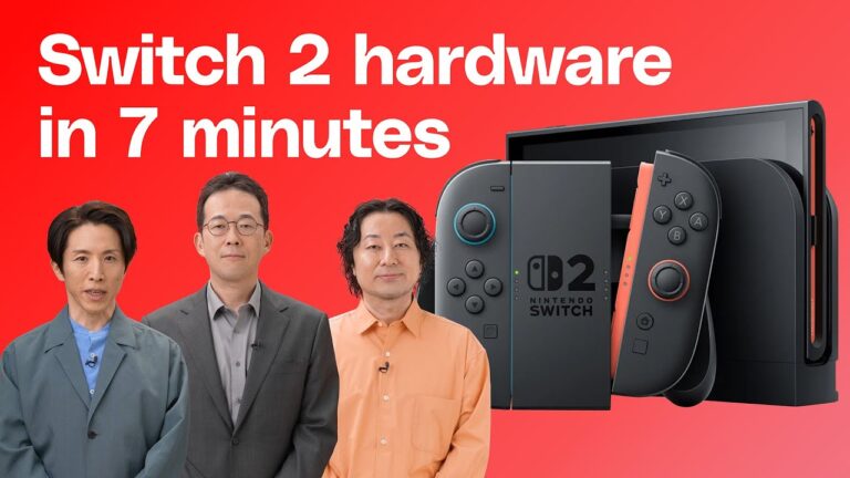 New Nintendo Switch 2 hardware in 7 minutes