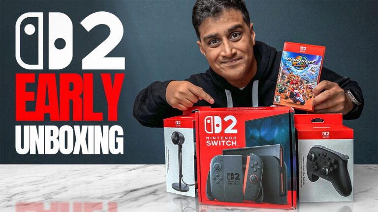 Nintendo Switch 2 Unboxing Using "ONLY" What Nintendo Sent Me