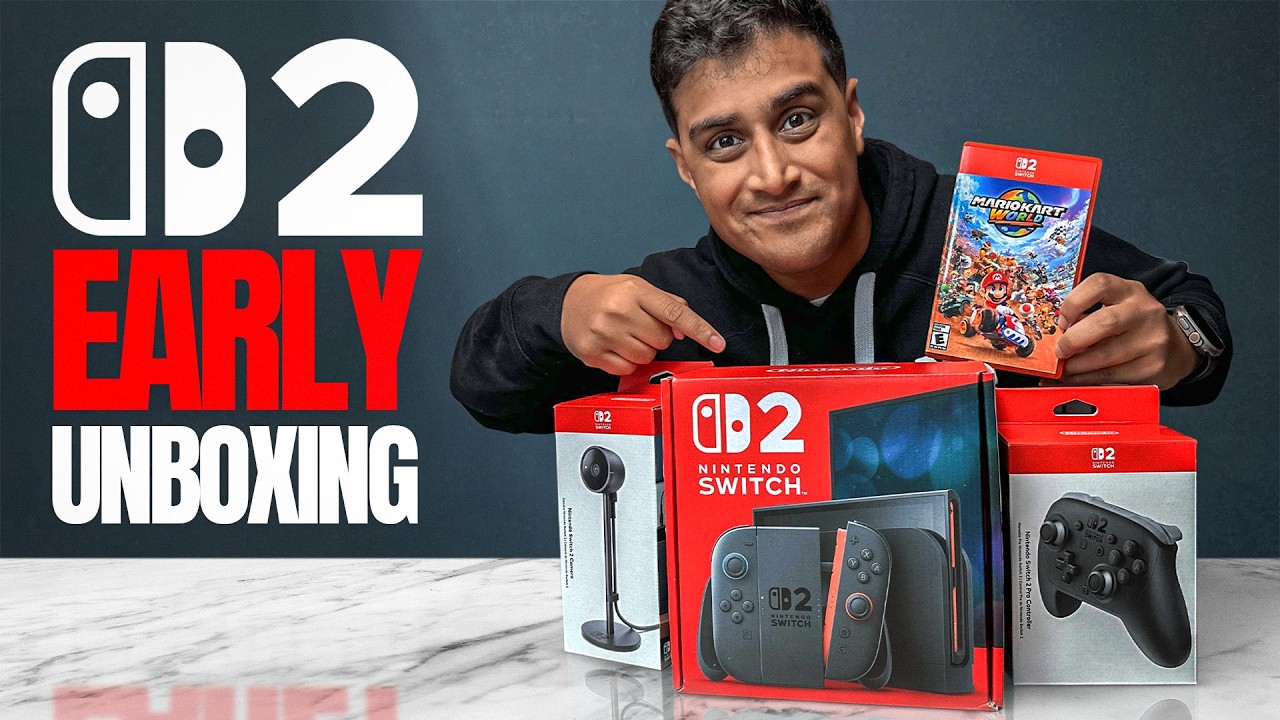 Nintendo Switch 2 Unboxing Using "ONLY" What Nintendo Sent Me