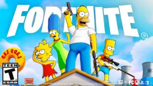 Our FIRST LOOK At Fortnite SIMPSONS!
