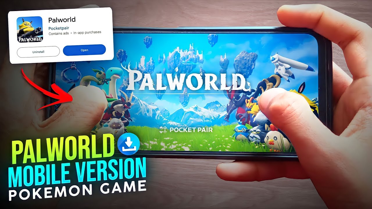 Palworld *MOBILE* Is Here 😍 New POKEMON Type Game- Overview,