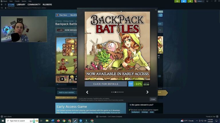Reacting to Backpack Battles Game Trailers
