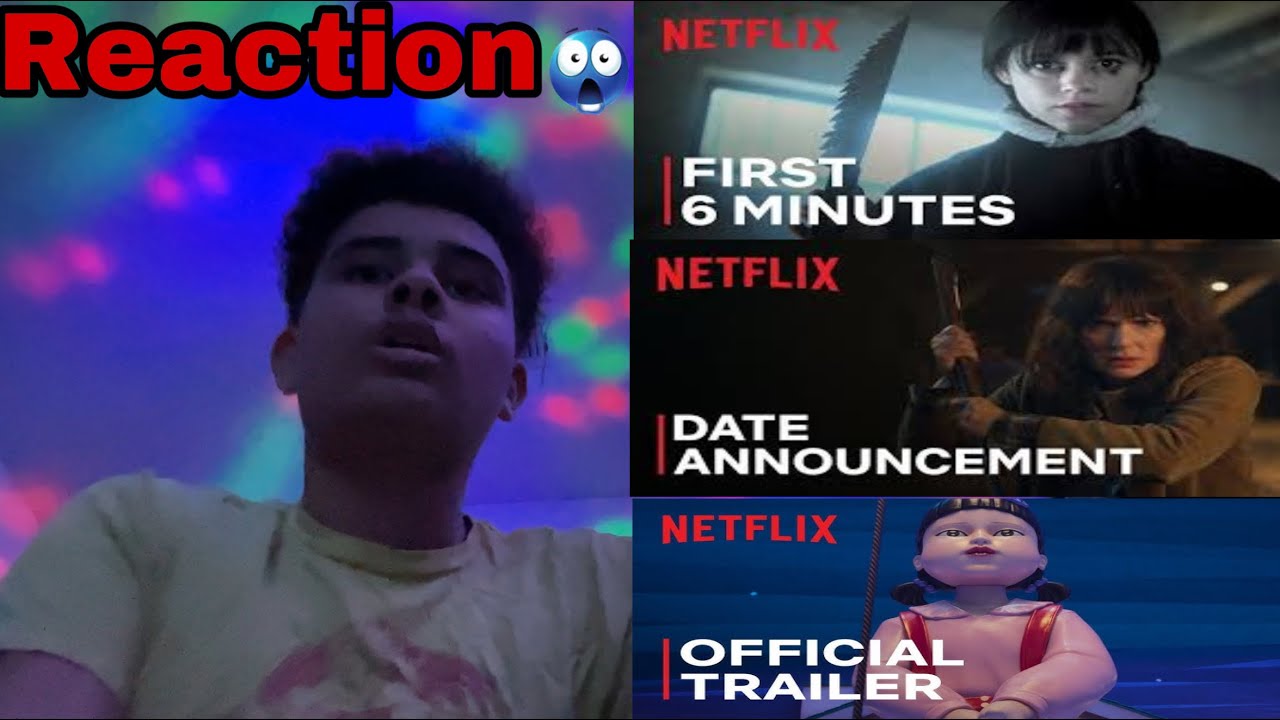 Reacting to One Piece, Stranger Things, Wednesday, and Squid Game