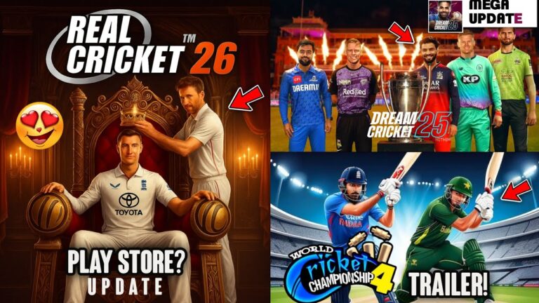 Real Cricket 26 Finally 🔥 WCC4 Trailer ❤️ Dream Cricket
