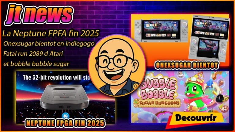 Sega Neptune FPGA fin 2025 ! Onexsugar DS + 2