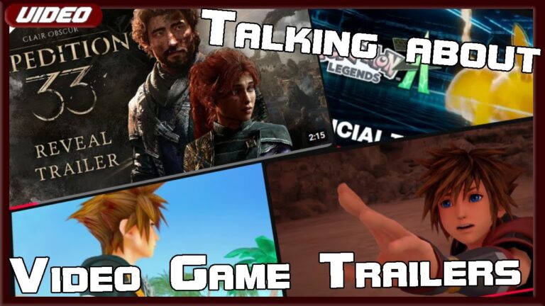 Talking about video game trailers