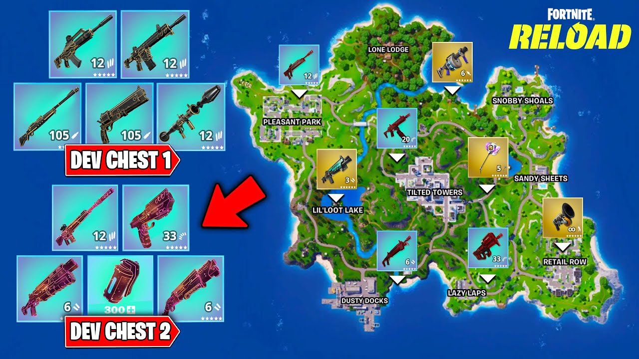 The NEW HUGE FORTNITE RELOAD Update! (New Dev Chests &