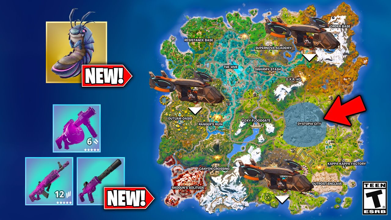 The NEW HUGE FORTNITE Update! (Exotics, Choppa's & NEW POI)