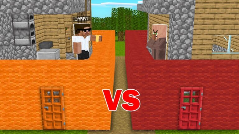 This Neighbour Villager become my Enemy in Minecraft..