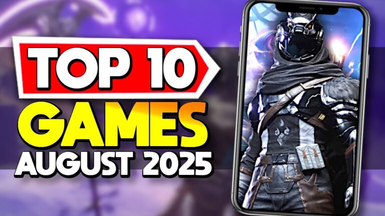 Top 10 BEST NEW Mobile Games August 2025 iOS &