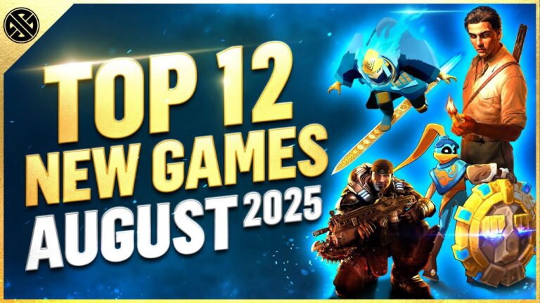 Top 12 NEW Games Coming In August 2025