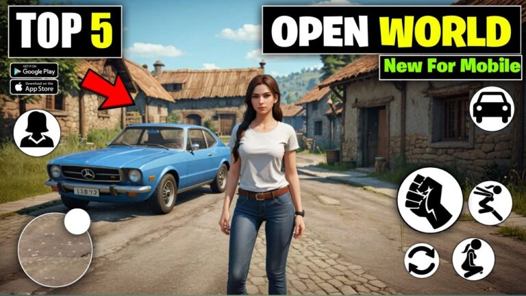 😱 Top 5 New Open World Games For Android |