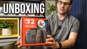 UNBOXING do NINTENDO SWITCH 2 + Jogos + Pro Controller
