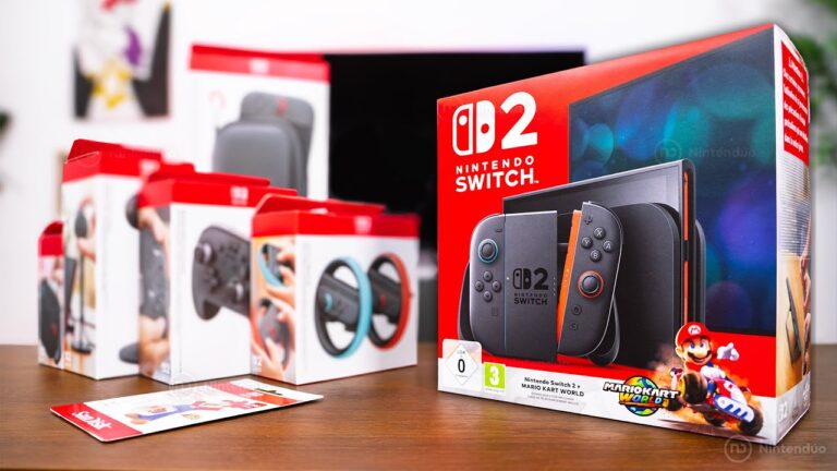 Unboxing NINTENDO SWITCH 2 y TODOS SUS ACCESORIOS 🔥