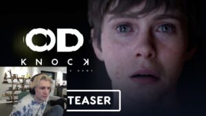 xQc Reacts to Hideo Kojima's OD - KNOCK | Teaser