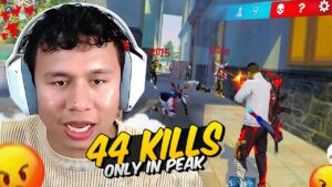 44 Kills Nonstop Battle in Peak 😱 Only Pro Grandmaster