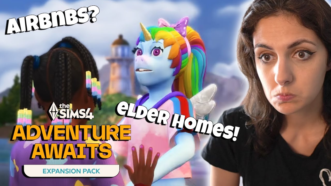 ADVENTURE AWAITS GAMEPLAY TRAILER REACTION - The Sims 4