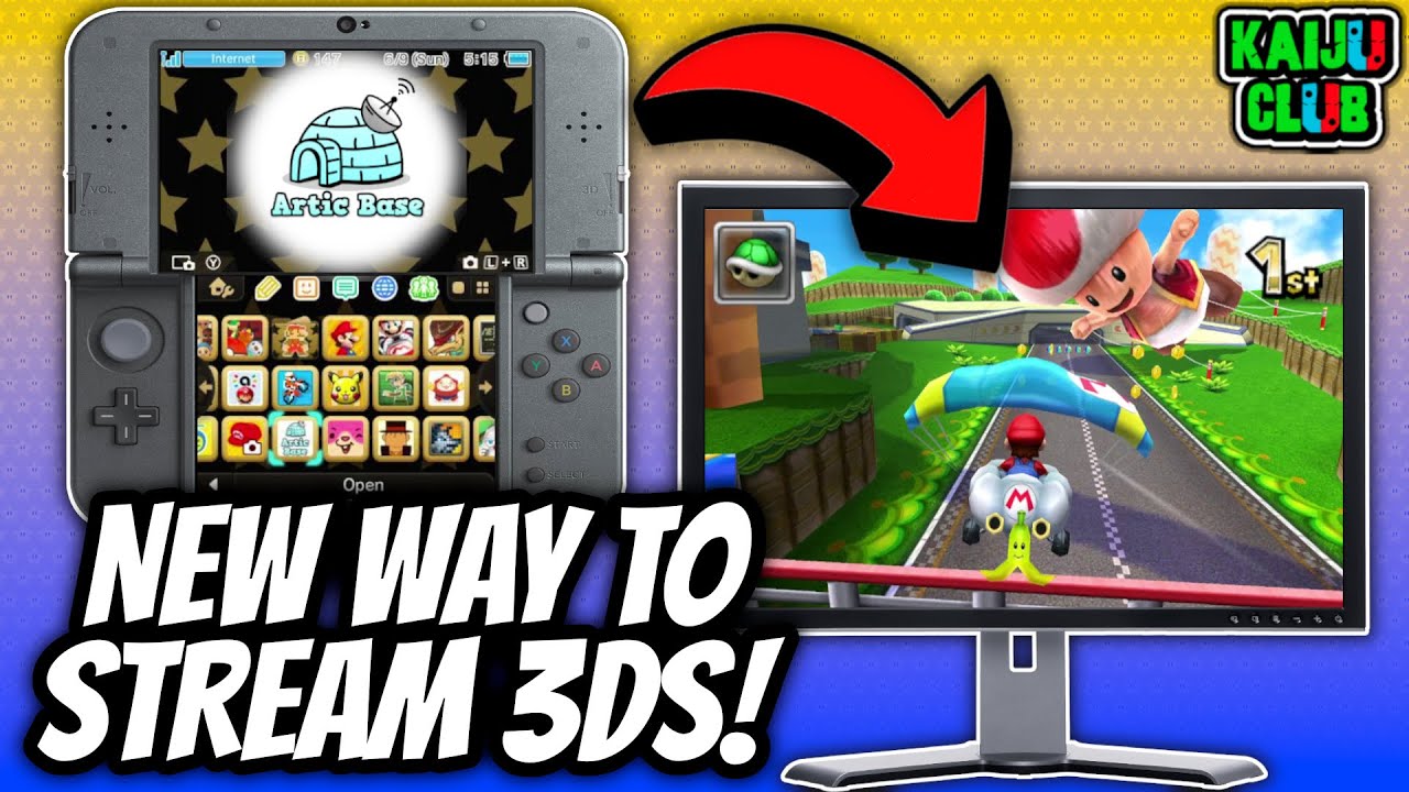 AMAZING NEW WAY TO STREAM YOUR NINTENDO 3DS! Artic Base