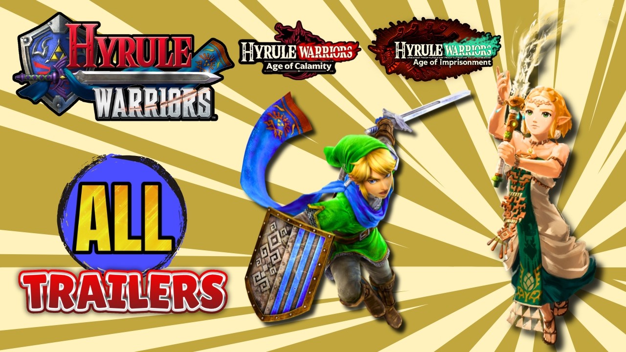 All Hyrule Warriors Game Trailers | (2014-2025)