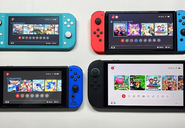 All Nintendo Switch Model Comparison | Mario Kart 8 Gameplay