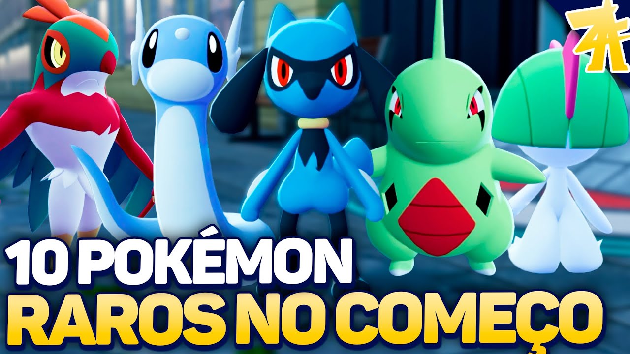COMO CAPTURAR ESSES 10 POKÉMON RAROS NO INÍCIO de Pokémon