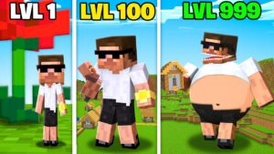 Eating Everything in Minecraft to become Gaint !!