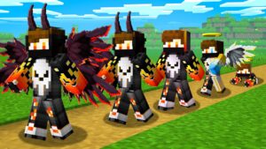 Evolving From Angel to Devil in Minecraft...