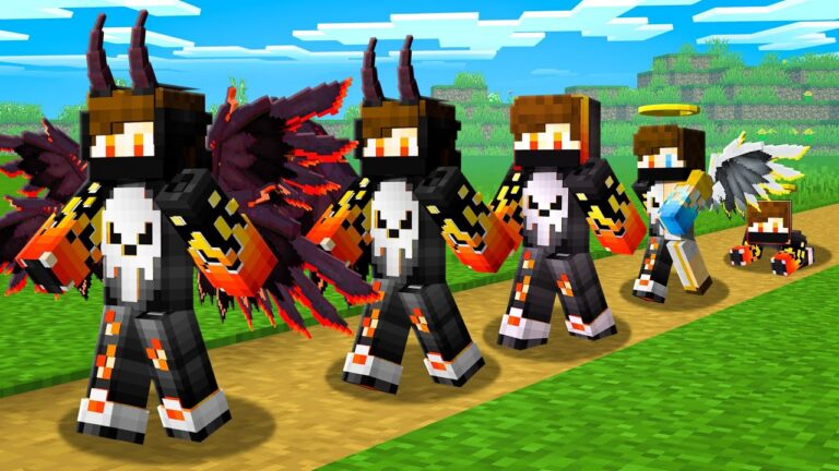 Evolving From Angel to Devil in Minecraft...