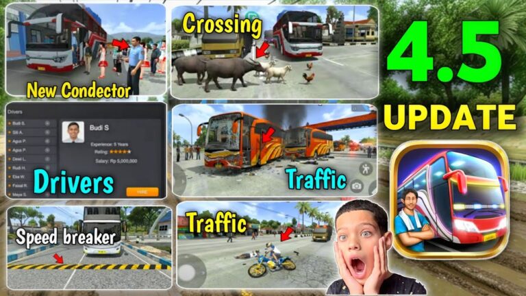 FINALLY ! Bus Simulator Indonesia | New v4.5 UPDATE !
