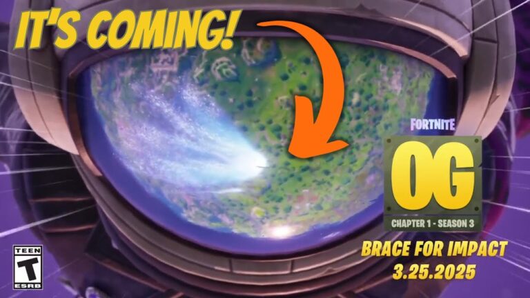 FORTNITE OG Season 3 TEASER Reveals ASTRONAUTS + Incoming COMET!