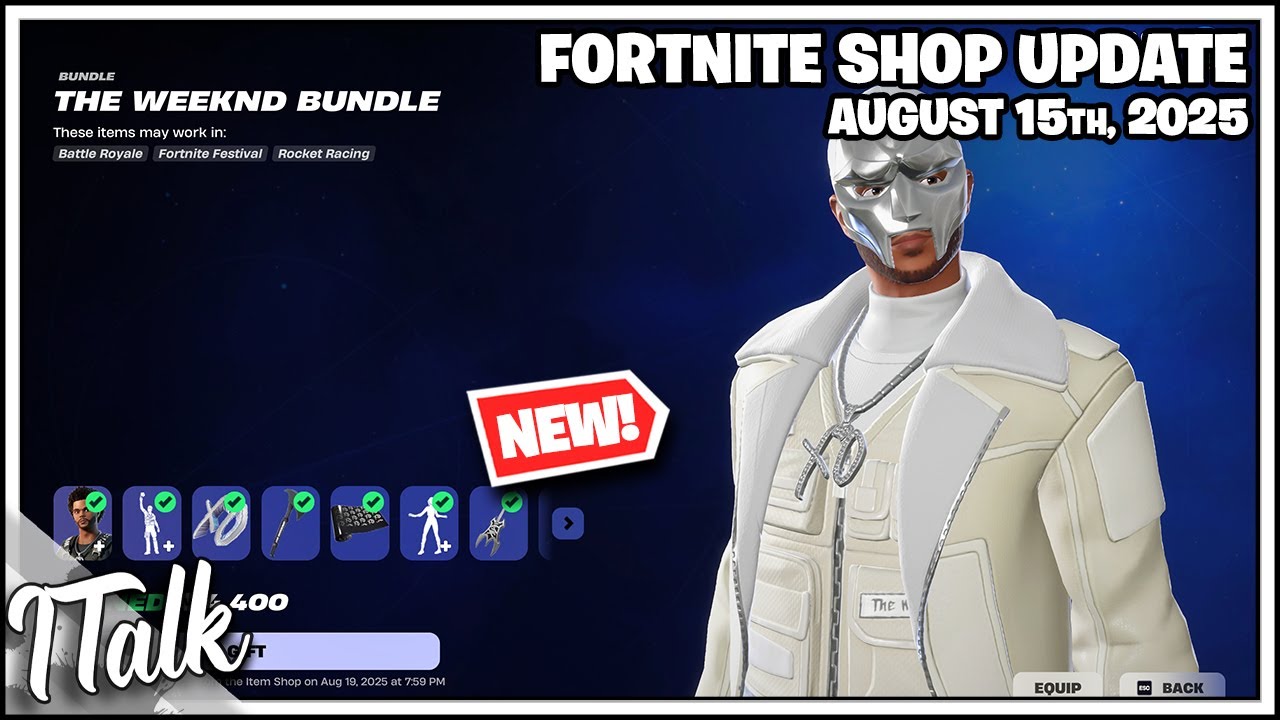 Fortnite Shop THANK GOD THE WEEKND IS BACK! [August 15th,