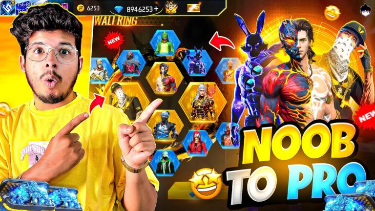 Free Fire I Got All New Guns Skins And Emotes