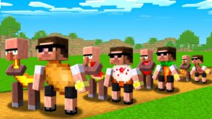 From Birth to Death in Aloo Civilization in Minecraft..