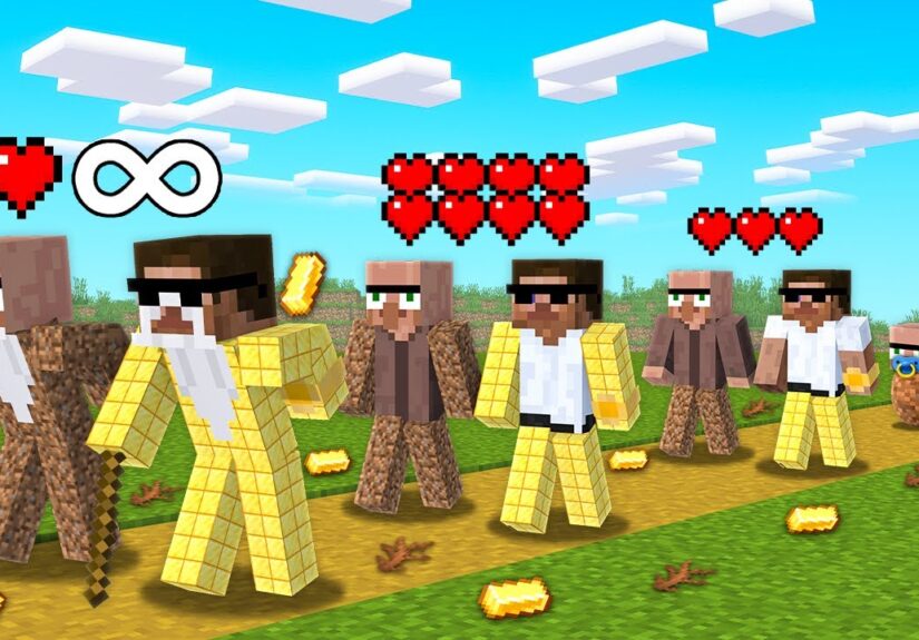 From Birth to Death of Gold and Dirt in Minecraft..