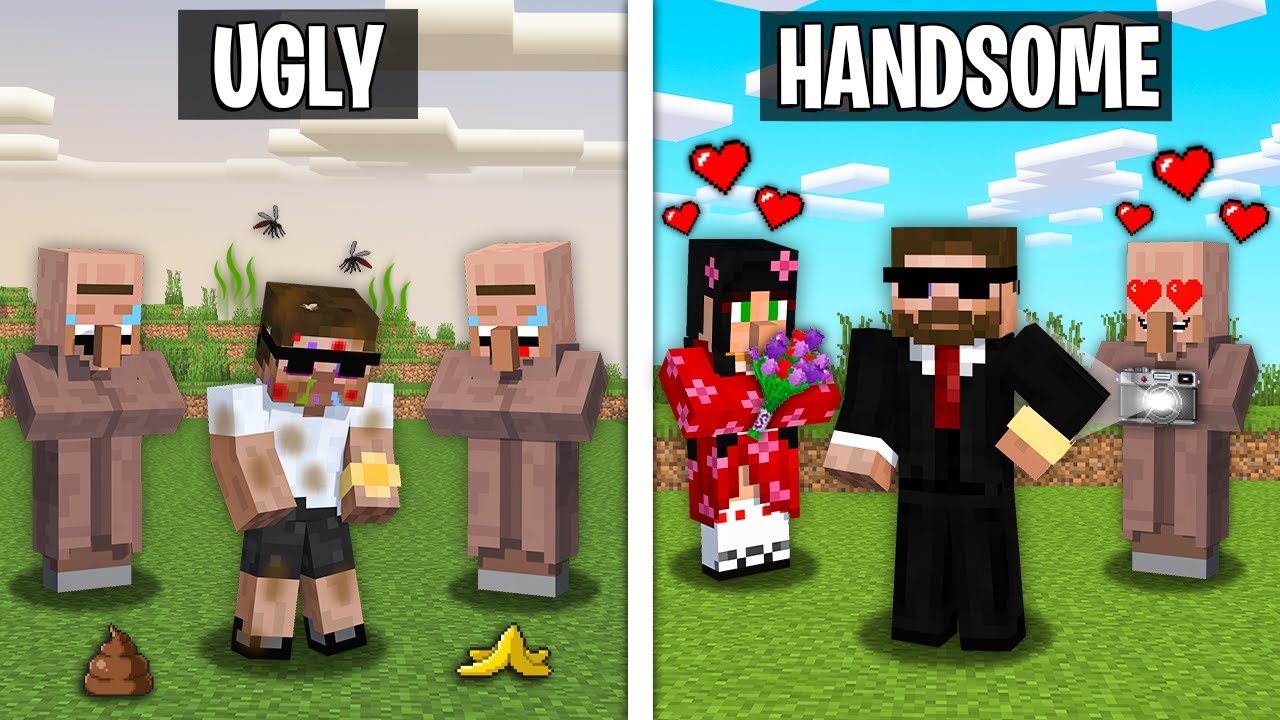 From Ugly to Handsome Carry in Minecraft..