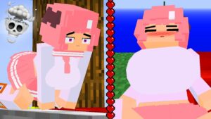 I Gave Jenny Tyan Diamonds Minecraft Skyblock... She Thanked Me...