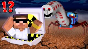 I Made Bunker to Survive Horror Thomas Train in Minecraft..