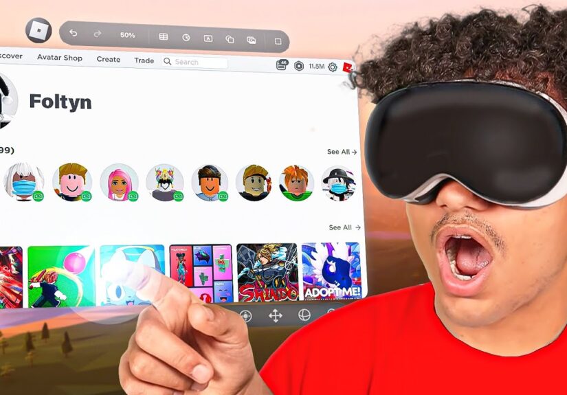 I Played ROBLOX On The NEW Apple Vision Pro!!