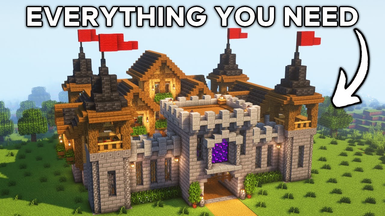 Minecraft: How to Build a Castle | Tutorial🏰