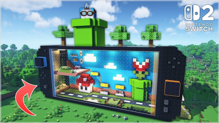 ⛏️ Minecraft :: Huge Nintendo Switch 2 House (Vertical Ver)