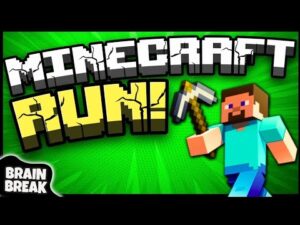 Minecraft Run | Brain Break | Brain Breaks for Kids