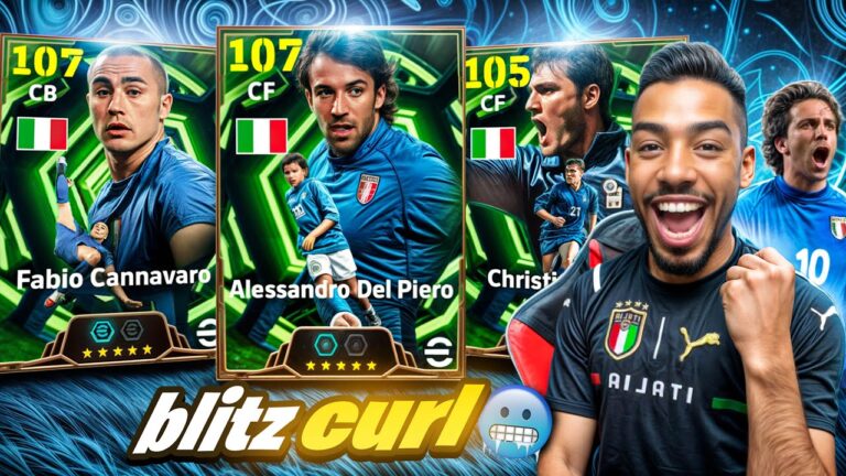 NEW BLITZ CURL DEL PIERO + VIERI 🇮🇹 ITALY PACK