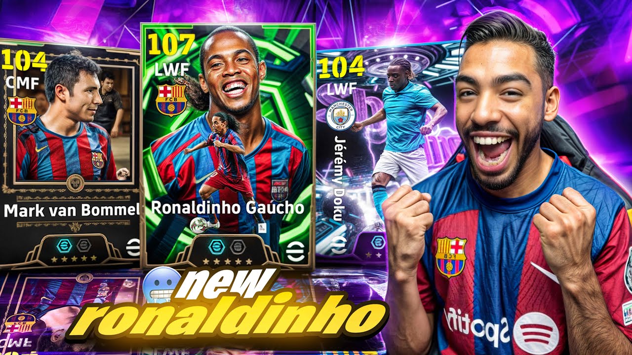 NEW RONALDINHO 107 + F. RIJKAARD NEW MANAGAER 🔥 PACK