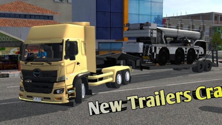 New Trailers Crane Simulator Game | Trailers Truck Driving Game