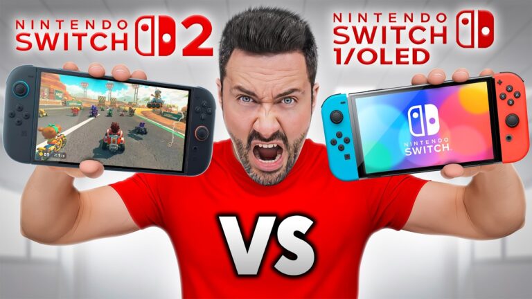 Nintendo Switch 2 vs Switch 1 vs OLED : le