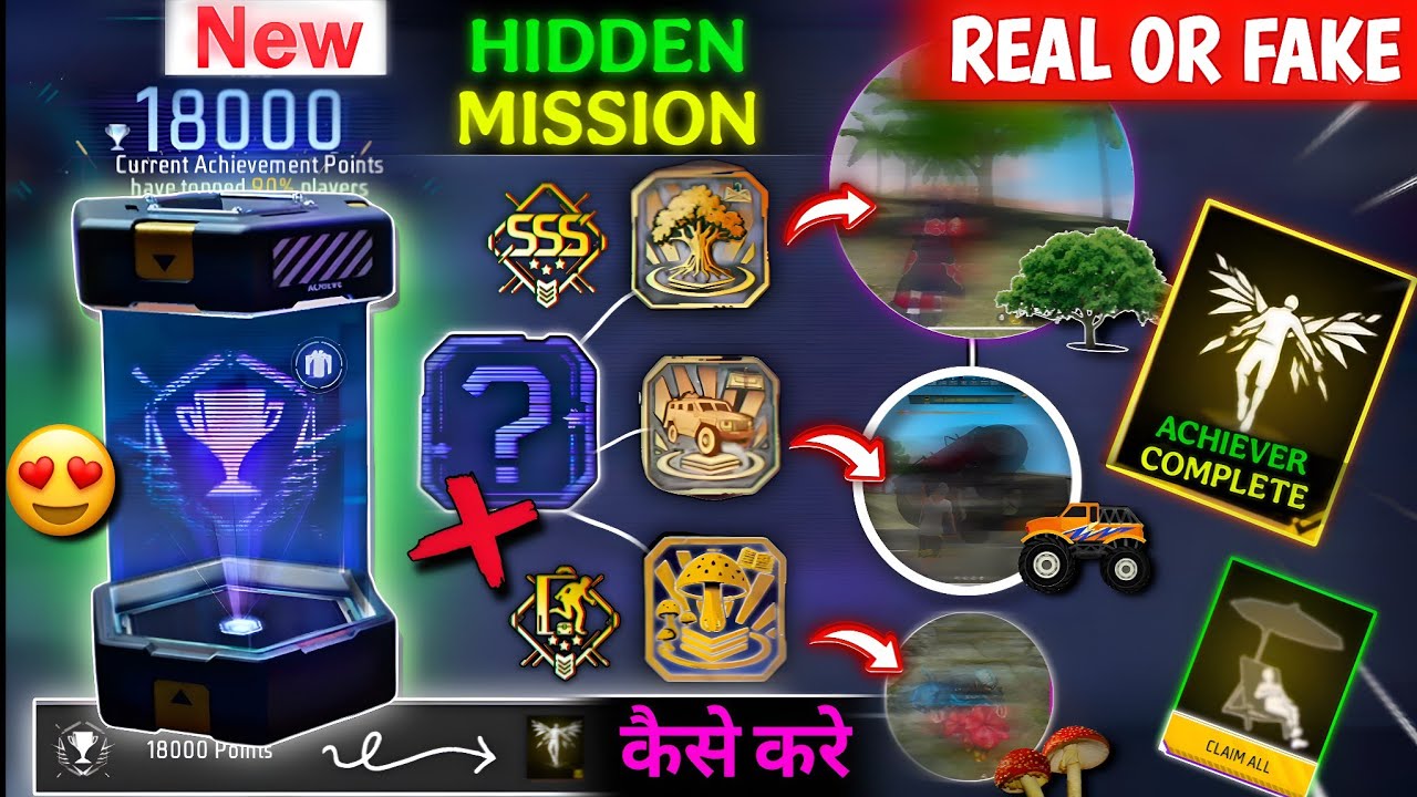 REAL OR FAKE💯🤯 New Hidden Achievement Mission✅| How To Complete